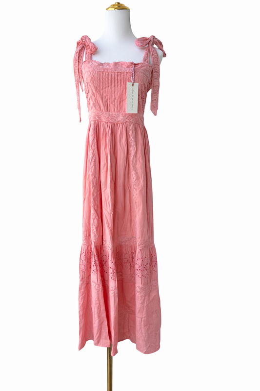 LoveShackFancy Ayala Dress in Peach
Blossom